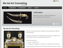 Tablet Screenshot of masaiartconsulting.com